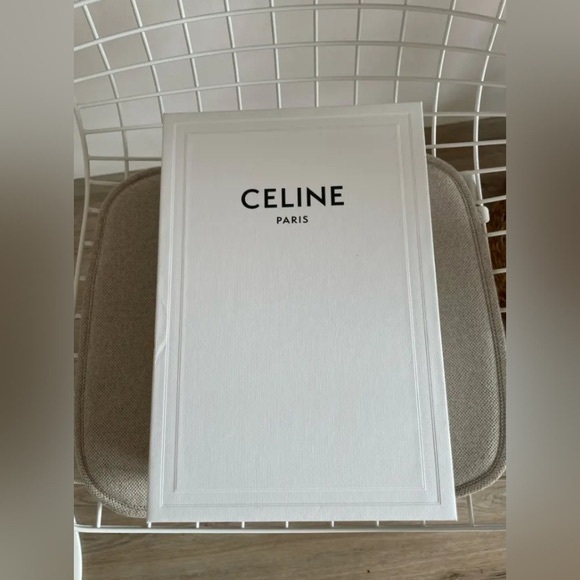 Celine Glossy Black Loafers with Gold Detail - Picture 9 of 9